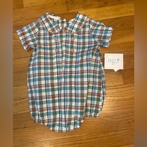 Bailey Boys - Wood Duck Plaid Bubble - NWT - 24M